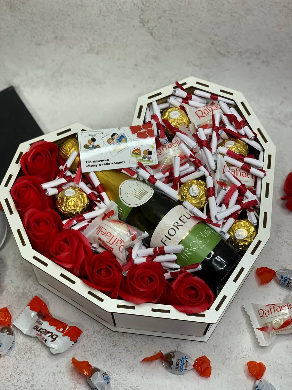 Подарунковий Бокс Для Дівчини 101 Причина "чому Я Тебе Кохаю" З ...
