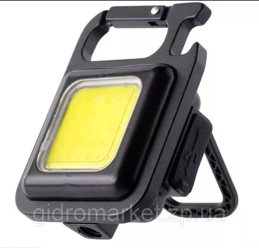 LED-кишеньковий прожектор-ліхтарик на акумуляторі з USB зарядкою