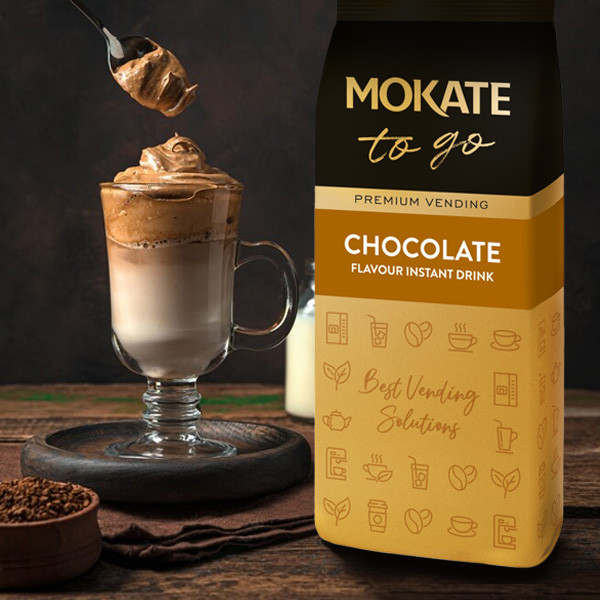 Гарячий шоколад Mokate Chocolate Drink Premium 14%, 1 кг, Польща