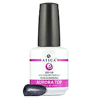 Топ Atica Aurora Top Coat с разноцветным сиянием, 15ml