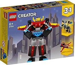 Конструктор ЛЕГО Креатор 3 в 1 Суперробот LEGO Creator 31124