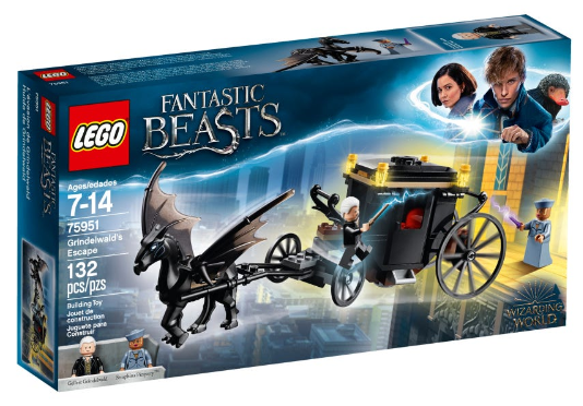Конструктор  LEGO Harry Potter Fantastic Beasts Втеча Грін-де-Вальда 132 деталі (75951)