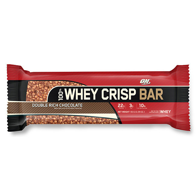 100% Whey Crisp Bar (65 g, double rich chocolate)