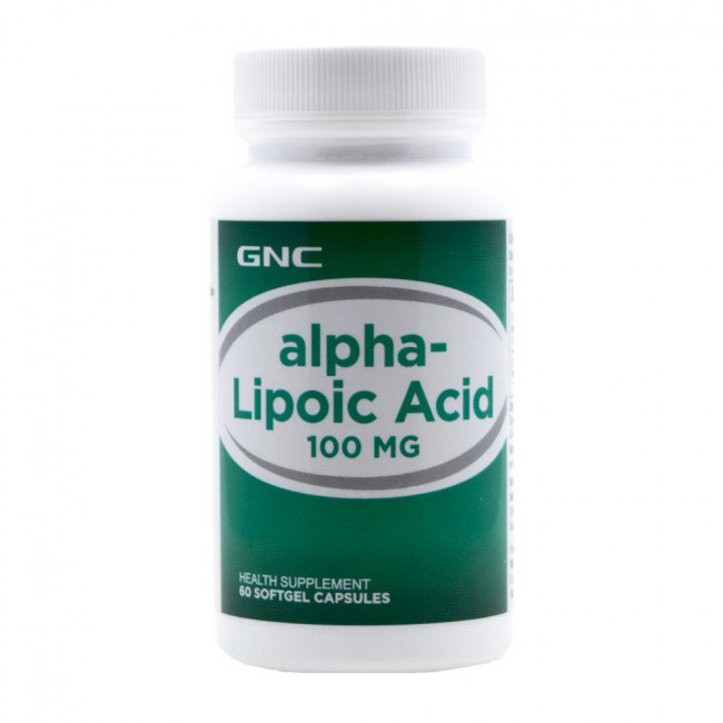 Alpha-Lipoic Acid 100 mg (60 softgels), фото 1