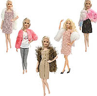 Одежда кукольная для Барби 5 комплектов (как на фото) для шарнирных кукол 30 см 3