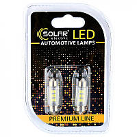 Лед лампа для авто C5W T11x36 Premium Line 24V 6SMD 2835 6500K Solar комплект 2шт