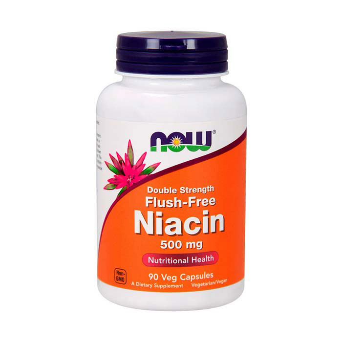 Flush-Free Niacin 500 mg Double Strength (90 veg caps), фото 1