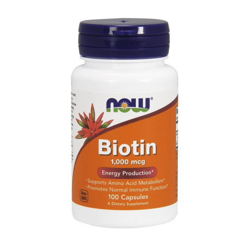 Biotin 1,000 mcg (100 caps), фото 1