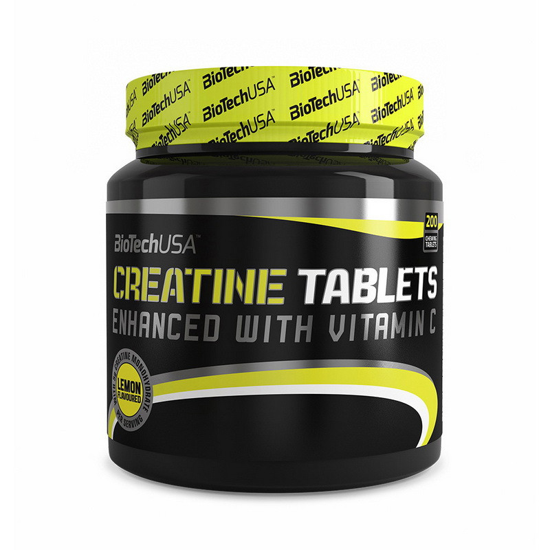 Creatine Tablets (200 tab, lemon), фото 1