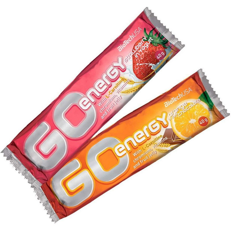 GO Energy Bar (40 g, orange), фото 1