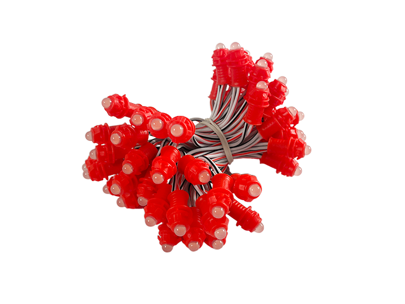 Світлодіод швидкого монтажу 10мм червоний