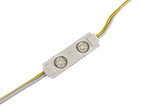 Светодиодный модуль с линзой SMD5630 2 LED 12В 0,86Вт IP65 6500К холодный белый