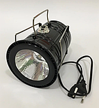 Ліхтар кемпінговий світлодіодний із сонячною панеллю SH 5800T, фото 4