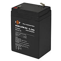 Аккумуляторная батарея LogicPower LPM 6V 4.5AH (LPM 6 - 4.5 AH) AGM