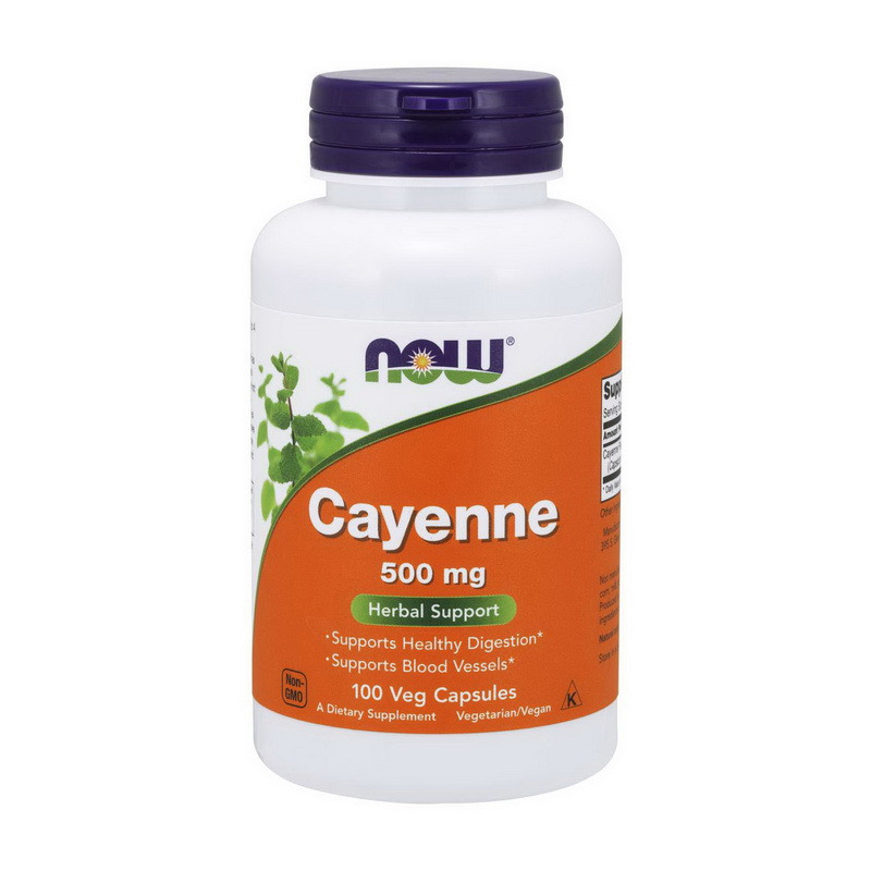 Now Cayenne 500 mg 100 caps