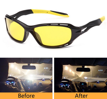Окуляри антифари для водіїв із жовтими лінзами Polarized, фото 1