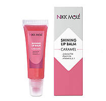 Зволожувальний бальзам для губ «Nikk Mole», карамель