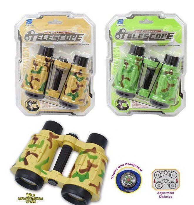 Бінокль дитячий для хлопчика військовий, фото 1