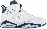 Кроссовки Nike JORDAN AIR 6 RETRO белые CT8529-141