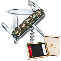 Комплект Victorinox Нож Spartan Camouflage 1.3603.94 + Подарочная коробка для ножа 91мм vix-2