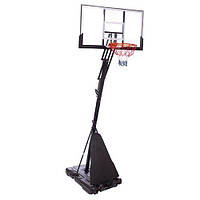 Стойка баскетбольная мобильная со щитом Delux S024 Черный (57508165)