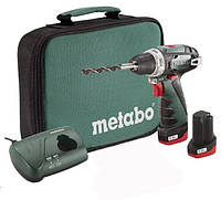 Шуруповерт аккумуляторный METABO PowerMaxx BS+LC 40 (сумка)