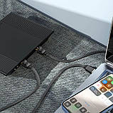 Кабель мережевий для інтернету HOCO US07 General, 3 м, чорний, фото 5