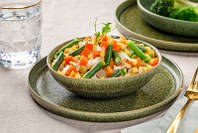 Овочева суміш "Весняні овочі" (цвітна капуста,морква, квасоля стручкова,горох, цибуля).Упаковка 2,5кг