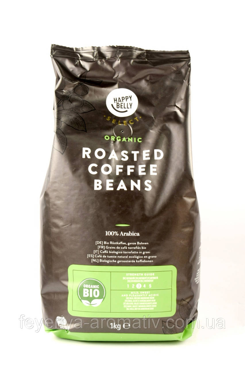 Кава у зернах Happy Belly Select Organic 1 кг Люксембург