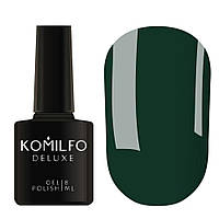 Гель-лак Komilfo Deluxe Series №D295 (зеленый темный, эмаль), 8 мл