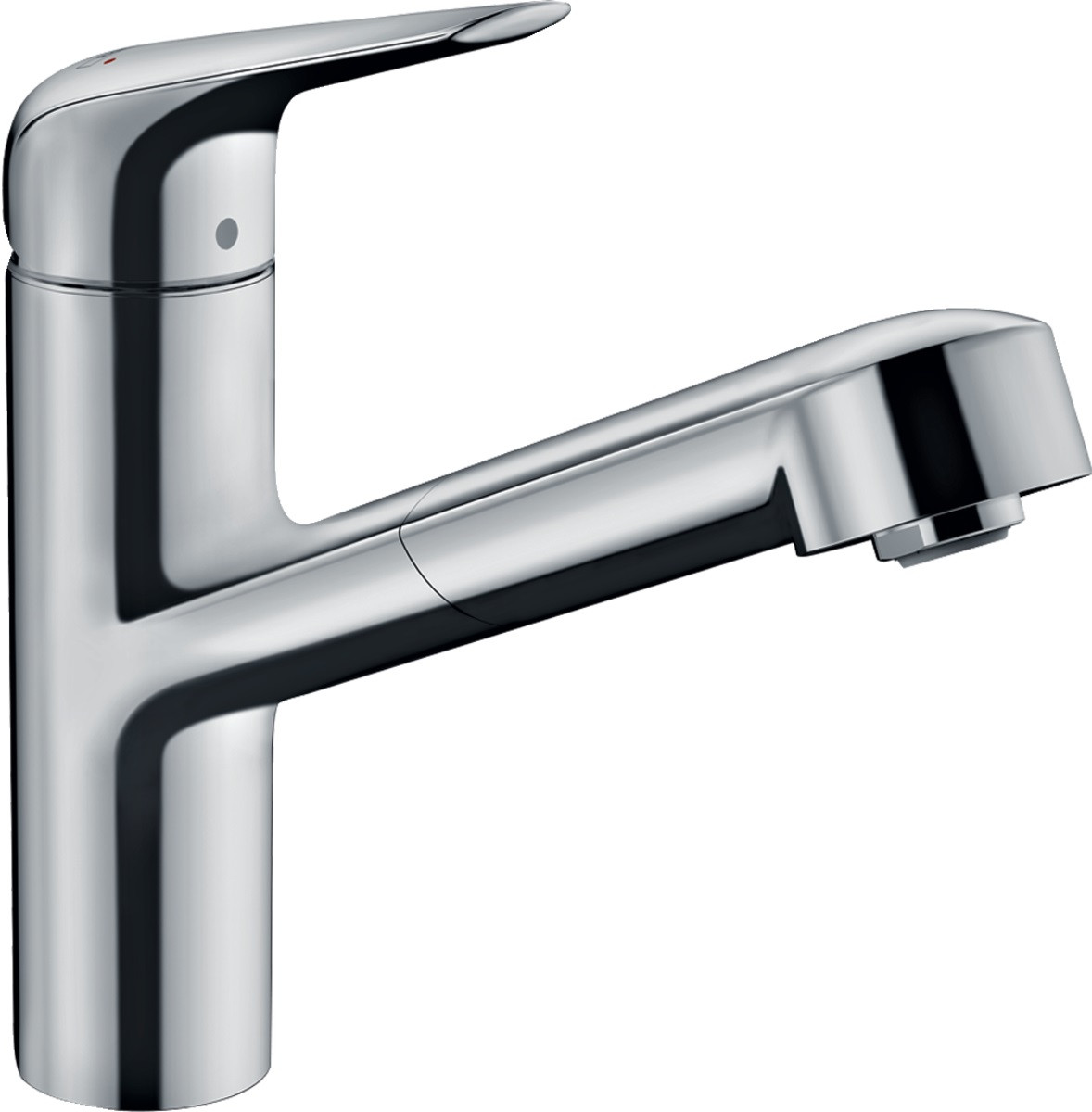 Змішувач для кухні Hansgrohe Focus M42, довж.виливу - 225мм, витяжний, 1важіль, KM150, хром