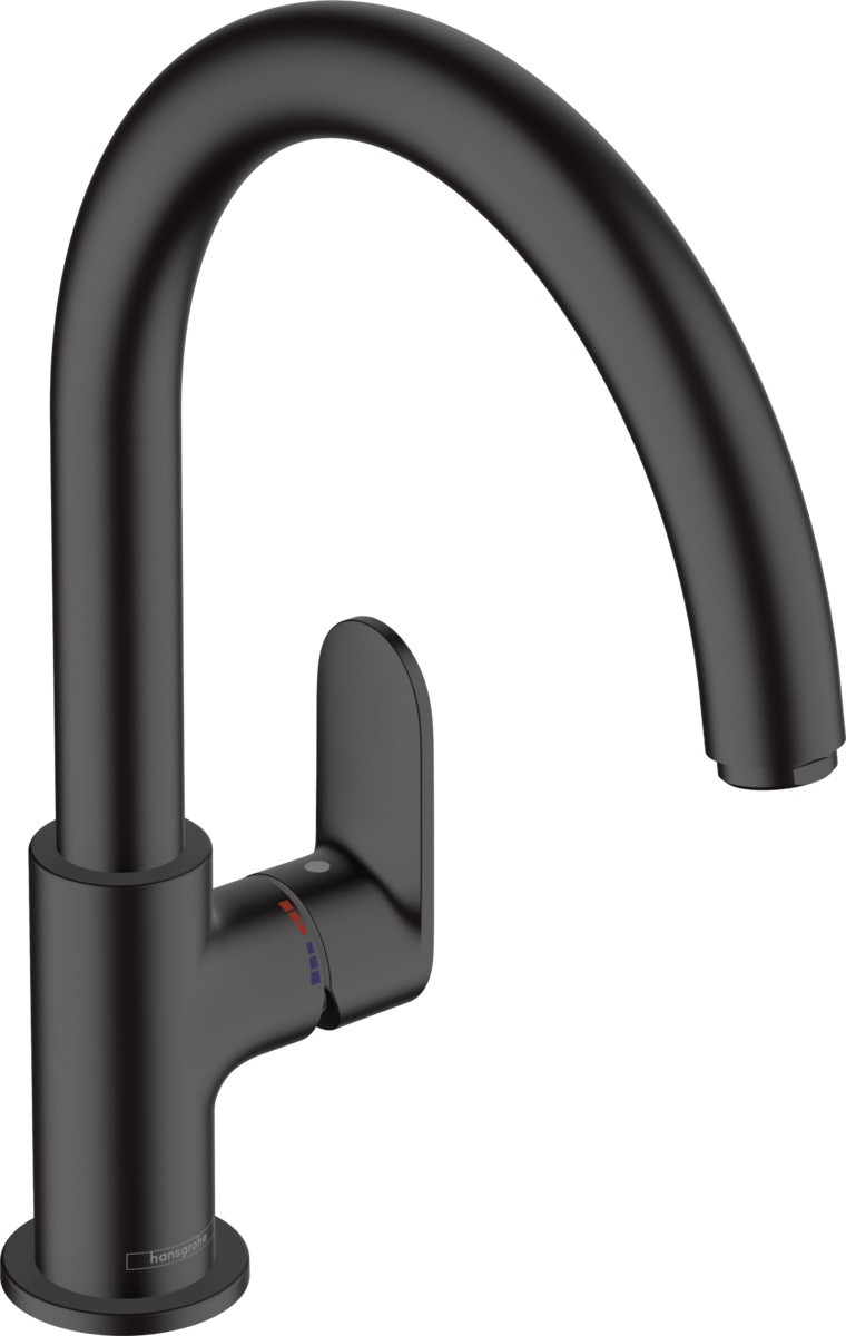 Змішувач для кухні Hansgrohe Vernis Blend M35, довж.виливу - 221мм, поворотний, 1важіль, KM260, мато