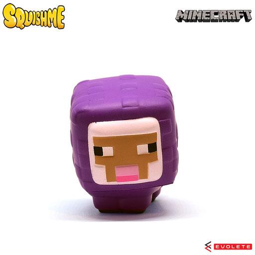 Майнкрафт SquishMe Серия 1 Фиолетовая Овца Мягкая Игрушка — Купить ...