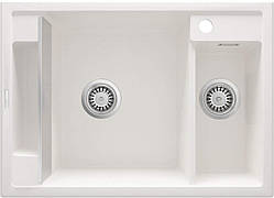Мийка кухонна Deante Magnetic, граніт, прямокутник, без крила, 690х500х219мм, чаша - 1.5, накладна,
