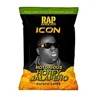 Чипсы Rap Snacks Icon Notorious big honey jalapeno 28g