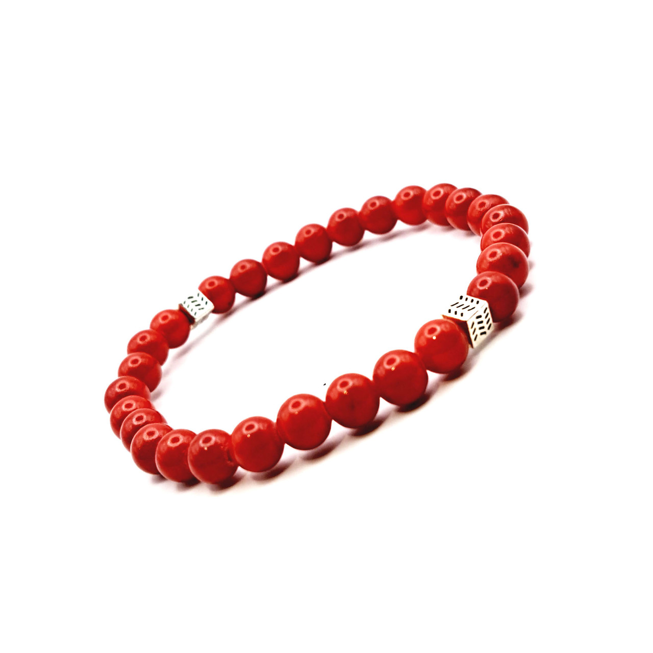 МИНИК-корал. Браслет з натурального каменю, фото 1