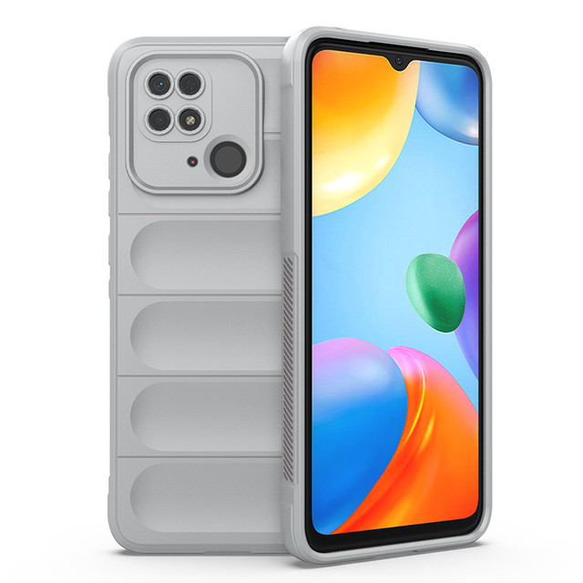 Силіконовий чохол Wavy для Xiaomi Redmi 10C Silver