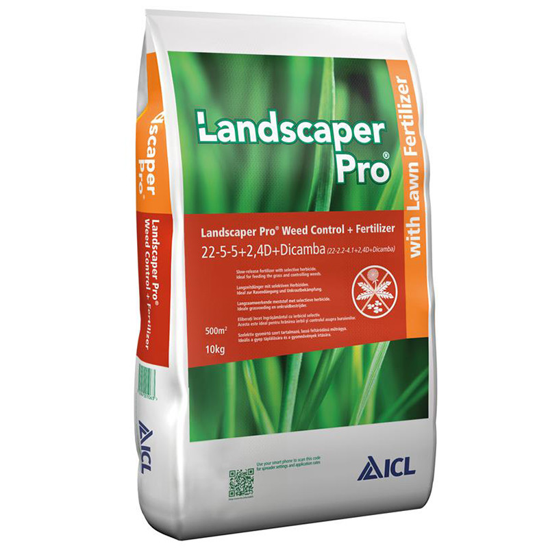 Добриво LadscaperPro Weed Control 1,5M 22-5-5 ICL 15 кг, фото 1