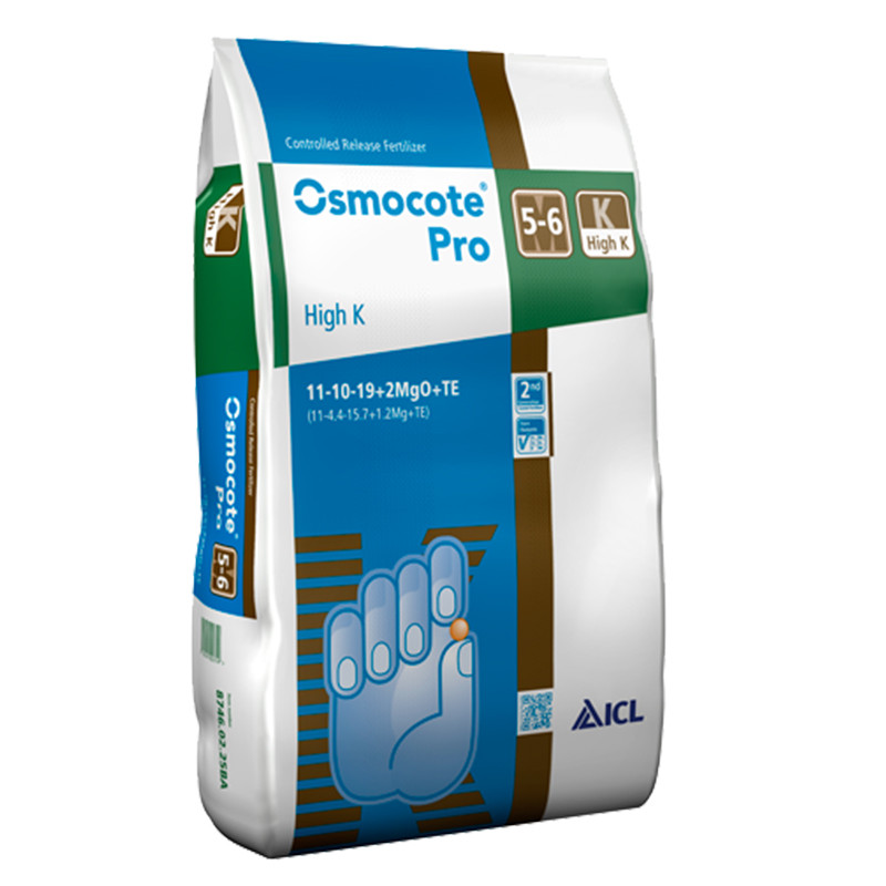 Добриво Osmocote Pro Hi K 5-6M 11-10-19 ICL 25 кг, фото 1