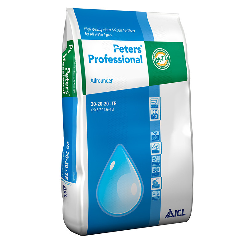 Добриво Peters Professional All Rounder 20-20-20 ICL 15 кг
