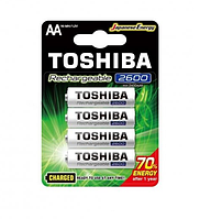 Батарейка аккумулятор TOSHIBA HR6/АА 2600mAh (4шт/уп) (цена указана за 1 батарейку)