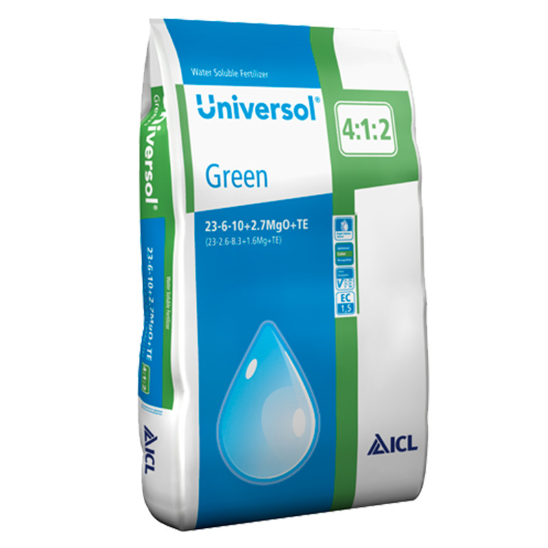 Добриво Universol Green 23-6-102MgOTe ICL 25 кг