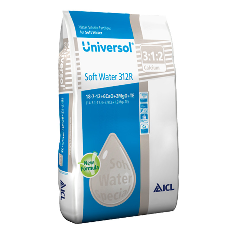 Добриво Universol soft water 312 R 18-7-126CaO2MgOTe ICL 25 кг