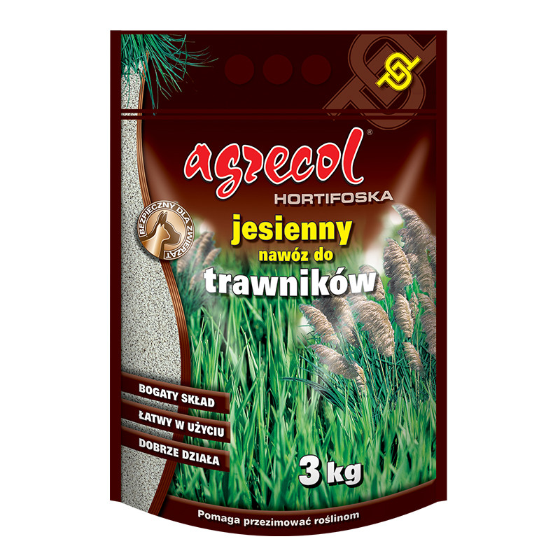 Осіннє добриво для газонів 0-8-30 Agrecol 3 кг