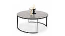 Журнальний стіл Macao 80x80 чорний Halmar, фото 2