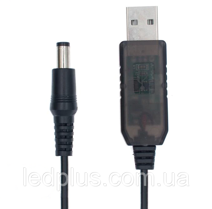 Кабель — перетворювач USB 5 В на 9 В підвищувальний V2