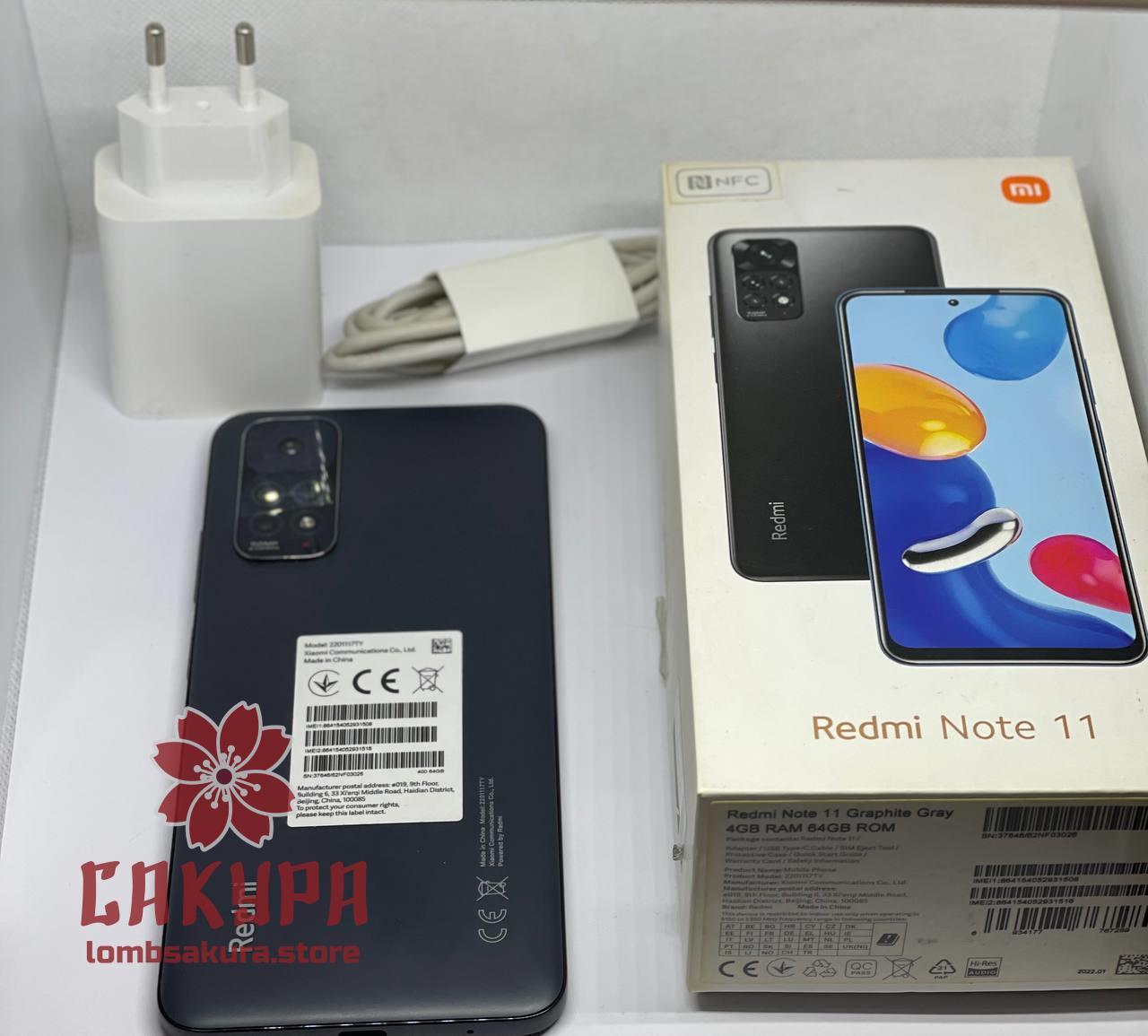 Смартфон XIAOMI Redmi Note 11 Graphite Gray 4/64GB