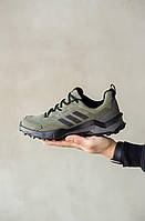 Кроссовки мужские хаки Adidas Terrex Khaki Black (10851)