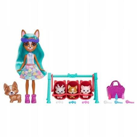 Лялька Енчантималс Enchantimals Baby Best Friends Crizia Corgi HLK86