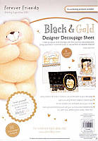Набор заготовок для открыток Docrafts Black and Gold FFS169020